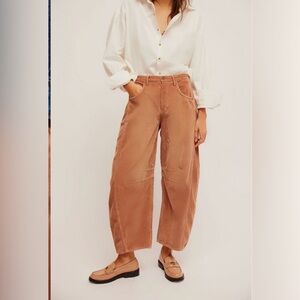 We The Free Good Luck Mid-Rise Barrel Pants